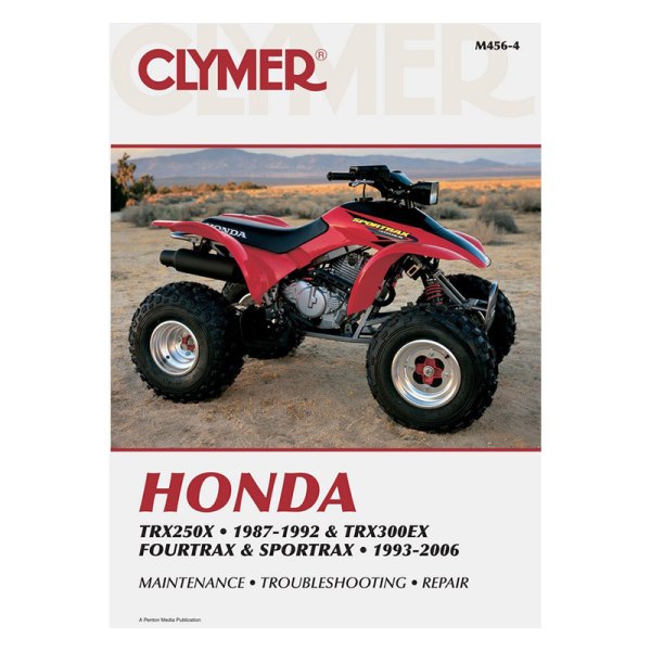 Clymer® - Honda TRX250X 1987-1992 & TRX300EX, Fourtrax & Sportrax 1993-2006 Repair Manual