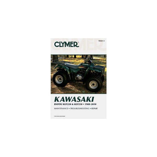 Clymer® - Kawasaki Bayou KLF220 & KLF250 1988-2010 Repair Manual