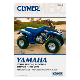 Clymer® - Yamaha YFM80 MOTO-4, Badger & Raptor 1985-2008 Repair Manual