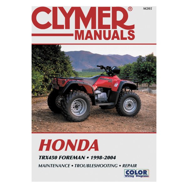 Clymer® - Honda TRX450 Foreman 1998-2004 Repair Manual