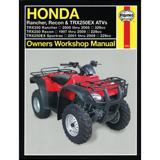 Clymer® - Haynes Manual™ Honda Rancher, Recon & TRX250EX ATV's 1997-2009 Repair Manual