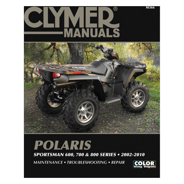 Clymer® - Polaris Sportsman 600, 700 & 800 Series 2002-2010 Repair Manual