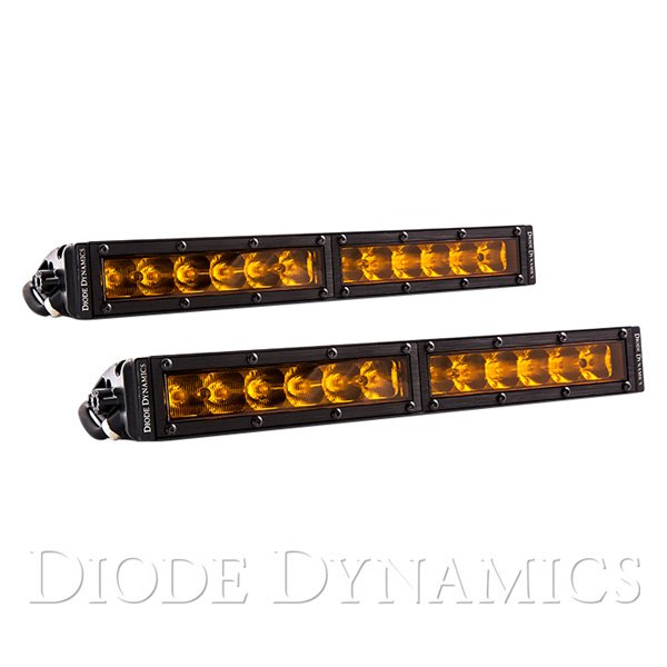 Diode Dynamics® - Stage Series Custom SAE/DOT 12" 2x58.8W Driving Beam Amber LED Light Bars