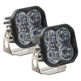 Diode Dynamics® - Stage Pro Series Standard 3" 36W Square LED Lights