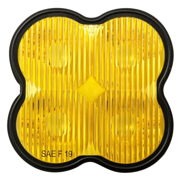 Diode Dynamics® - 3" Yellow Polycarbonate Fog Beam Lens for Stage Series