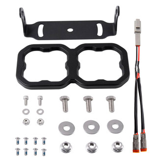 Diode Dynamics® DD6610 - Stage Series Aluminum Mounts for Two 3" LED Lights