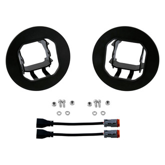 Diode Dynamics® - Stage Series Type GM5 Black Fog Light Location Mounts for 3" LED Lights