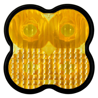 Diode Dynamics® - 3" Square Amber Combo Beam Lens for Stage Series