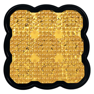 Diode Dynamics® - 5" Yellow Polycarbonate Flood Beam Lens for Stage Series