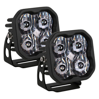 Diode Dynamics® - Stage Sport Series Standard SAE 3" 14.5W Square LED Lights