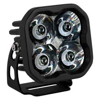 Diode Dynamics® - Stage Max Series Standard 3" 38.5W Square Spot Beam LED Light, With Amber Backlight