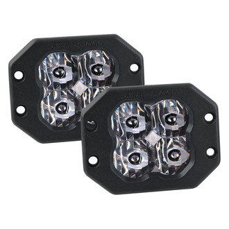 Diode Dynamics® - Stage Sport Series SAE Flush Mount 3" 14.5W Square LED Lights