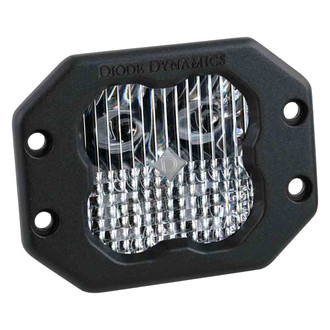 Diode Dynamics® - Stage Sport Series Flush Mount 3" 14.5W Square Combo Beam LED Light, With Amber Backlight