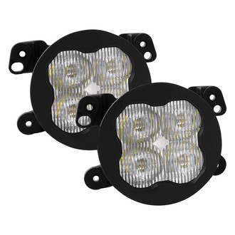 Diode Dynamics® - Fog Light Location Stage Sport Series Type M SAE 3" 2x14.5W Square Fog Beam LED Lights, With Amber Backlight