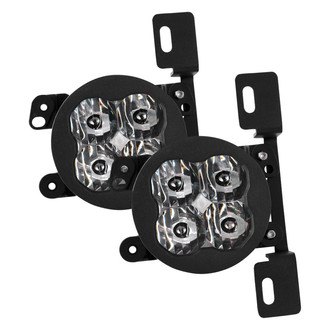 Diode Dynamics® - Fog Light Location Stage Sport Series Type MR SAE 3" 2x14.5W Square LED Lights, With Amber Backlight