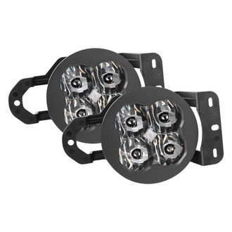 Diode Dynamics® - Fog Light Location Stage Pro Series Type MS SAE 3" 2x36W Square LED Lights, With Amber Backlight