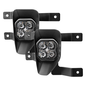Diode Dynamics® - Fog Light Location Stage Sport Series Type SV1 SAE 3" 2x14.5W Square LED Lights, With Amber Backlight