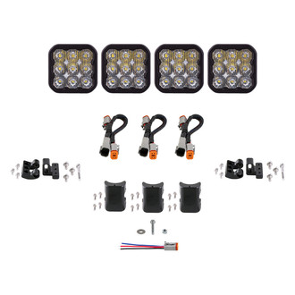 Diode Dynamics® - CrossLink Pro 4-Pod 25" 360W Driving Beam LED Light Bar