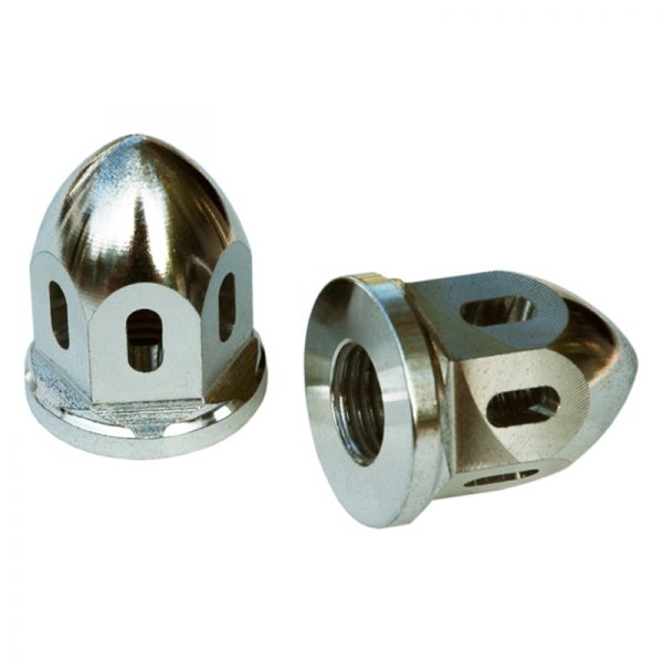 DuraBlue® - Bullet 14 mm x 1.5 mm Anodize Aluminum Spindle Nuts