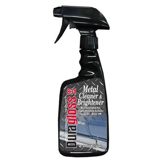 Duragloss® 831 - 22 oz. Spray Metal Cleaner and Brightener