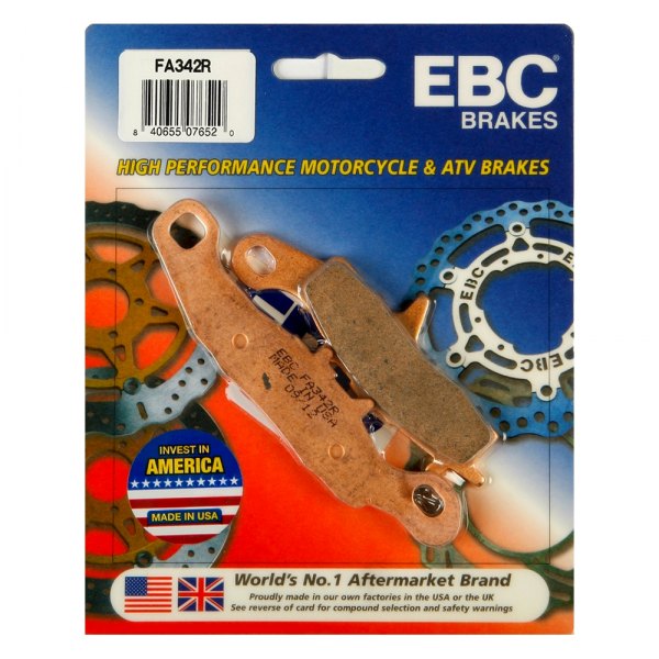 EBC® - R Series™ Heavy Duty Front Left Sintered Brake Pads