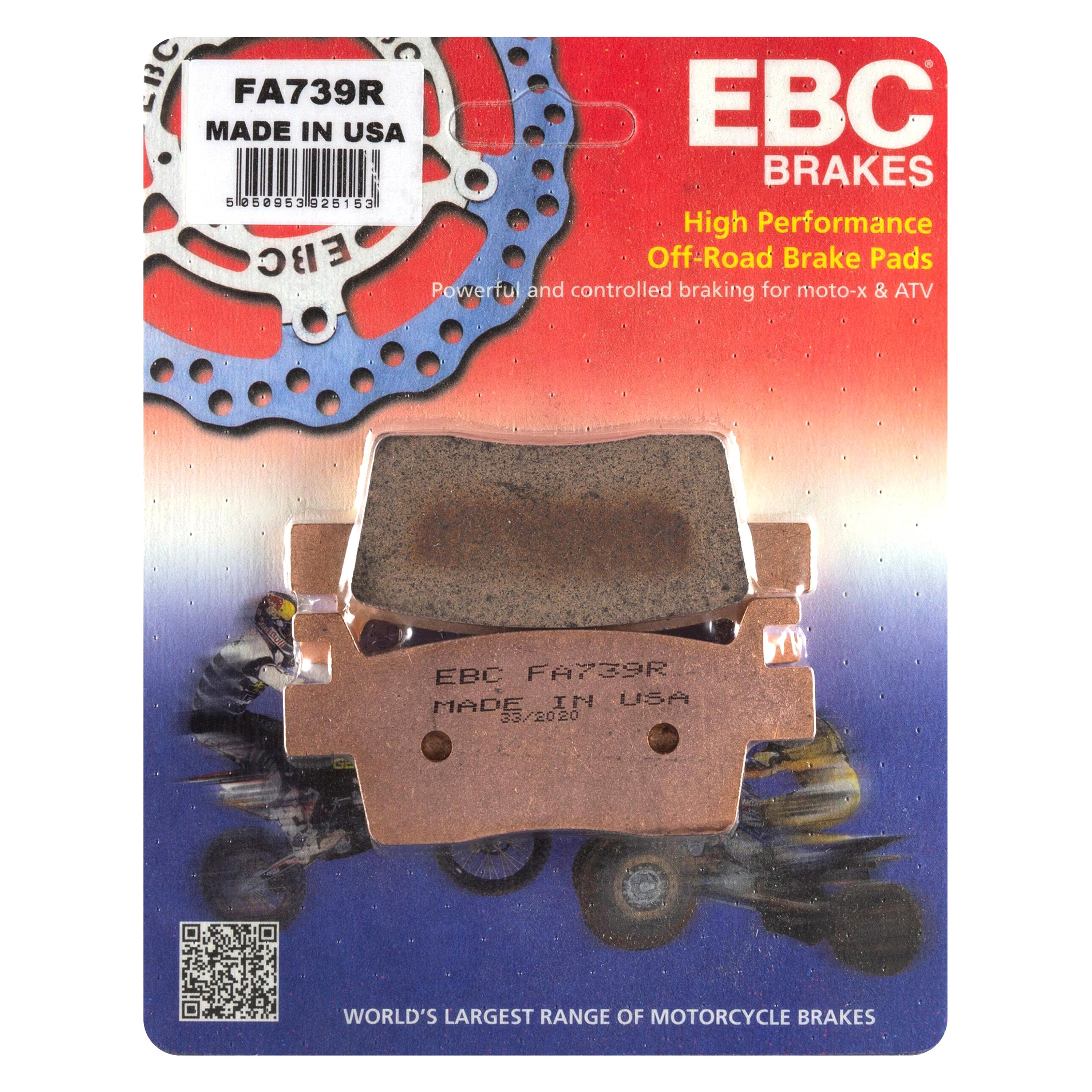 EBC Brakes® FA739R - R Series™ Heavy Duty Rear Left Sintered Brake