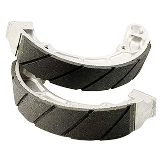 EMGO® - Rear Grooved Brake Shoes