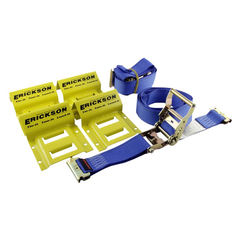 Erickson® 09160 - Wheel Chock and Tie-Down Strap Kit