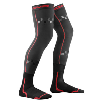 EVS Sports® FSN-R/BK-L/XL - Fusion Socks (Large/X-Large, Black/Red)