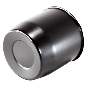 Excalibur® - Push-Thru Black Chrome Hub Cover
