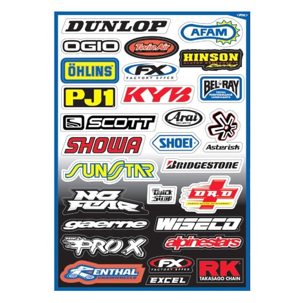 Factory Effex® - Sponsor Sticker Sheet