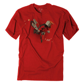 Factory Effex® 19-83714 - FX Moto Kids Red T-Shirt (Large, Red)