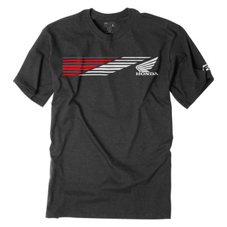 Factory Effex® 19-87302 - Honda Speed Men's T-Shirt (Medium, Heather Charcoal)