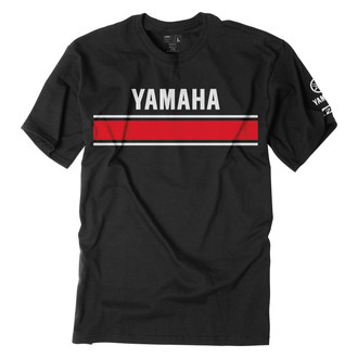 Factory Effex® 20-87204 - Yamaha Retro Men's T-Shirt (Large, Black)