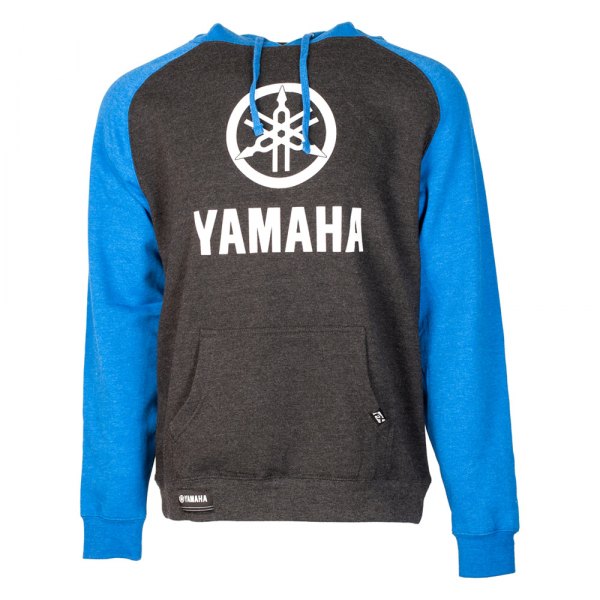 Factory Effex® - Yamaha Stack Pullover Hoody (Medium, Charcoal/Royal)