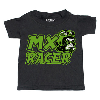 Factory Effex® 23-83124 - Lifestyle Toddler Kawasaki MX Racer Youth T-Shirt (4X-Large (Tall), Black)