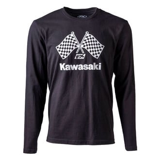 Factory Effex® - Lifestyle Kawasaki Finishline Men's Long Sleeve T-Shirt
