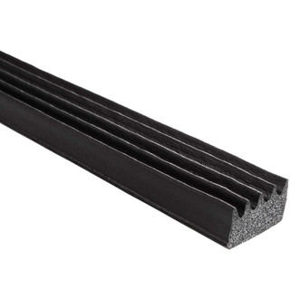 Fairchild® RS1025-50 - Black EPDM Sponge Rubber Foam Seal