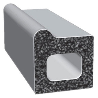 Fairchild® - Black EPDM Sponge Rubber D-Seal