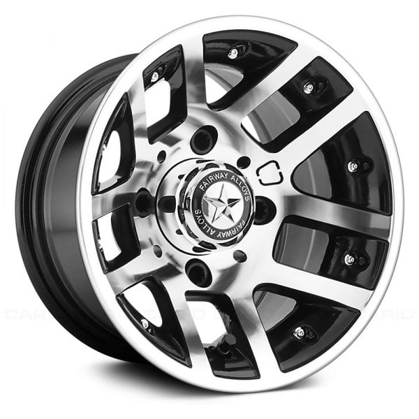 FAIRWAY ALLOYS® - ILLUSION ATV/UTV Gloss Black with Machined Face Wheel