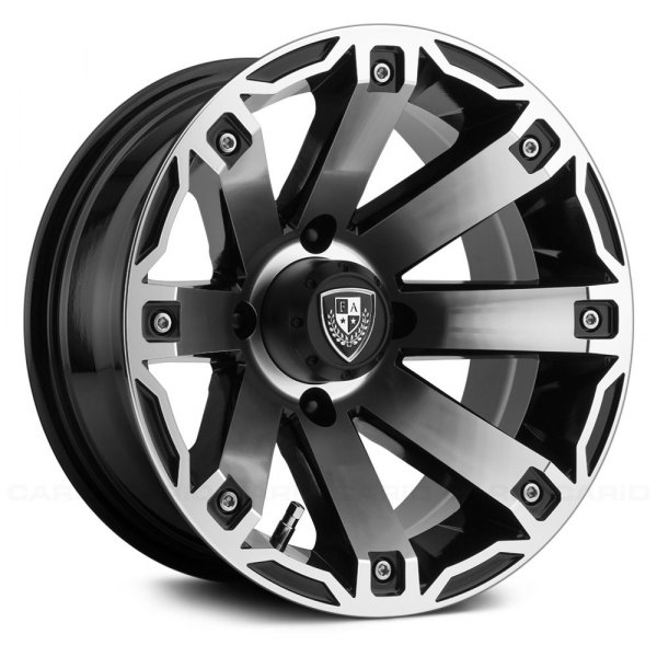 FAIRWAY ALLOYS® - RAGE ATV/UTV Gloss Black with Machined Face Wheel