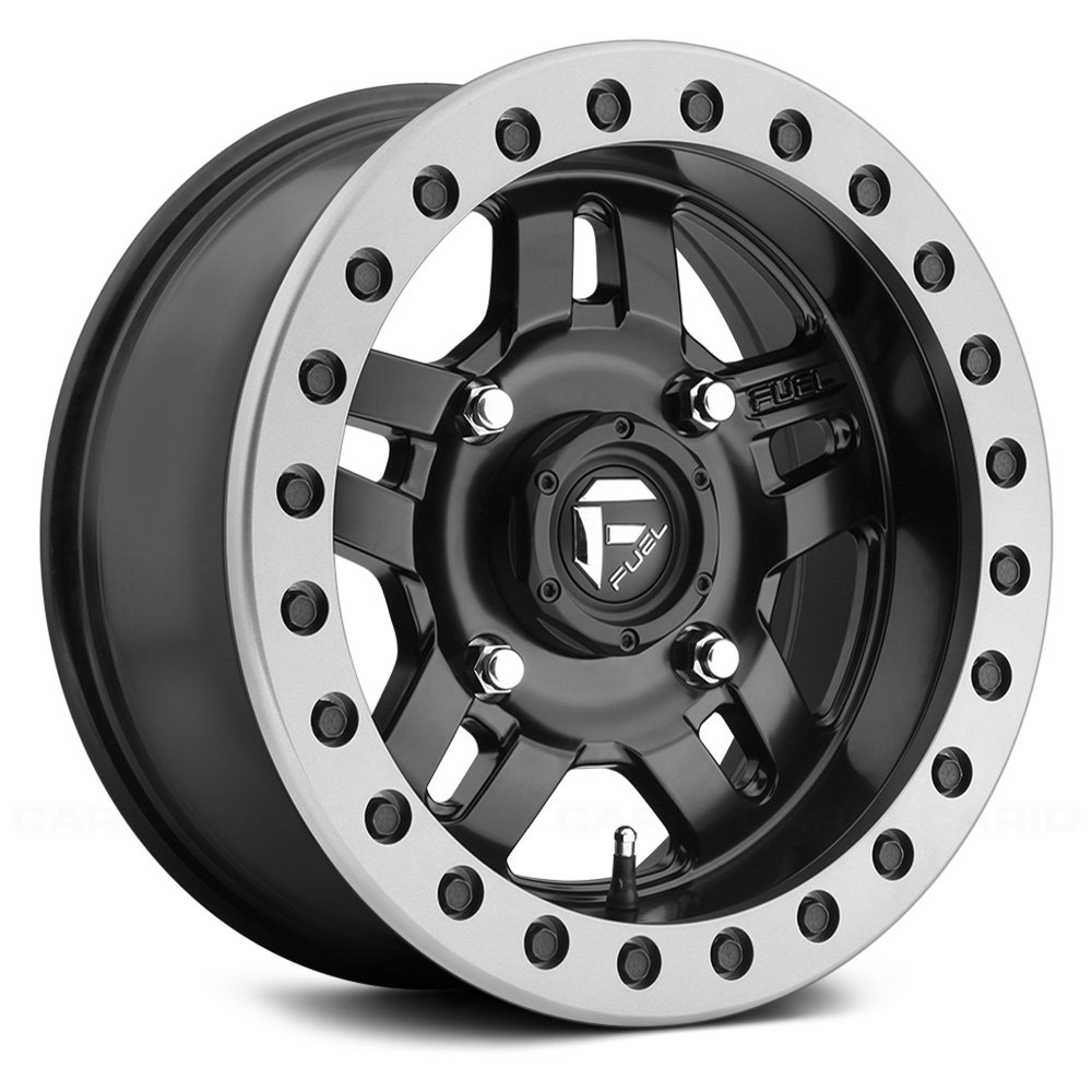 FUEL® - D917 ANZA UTV Beadlock Matte Black with Graphite Bead Ring Wheel