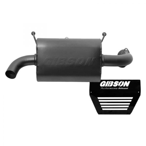 Gibson® - Single UTV 2-1 Black Ceramic Exhaust System