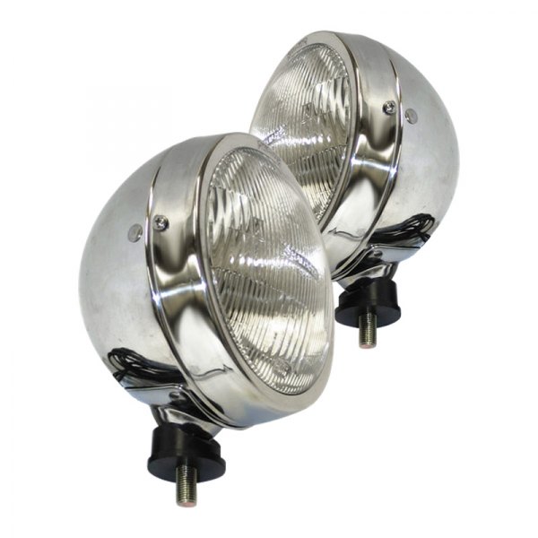 Grote® 010014 PerLux™ 100 Series ECE 6" 2x37.5W Round Chrome Housing Fog Beam Lights