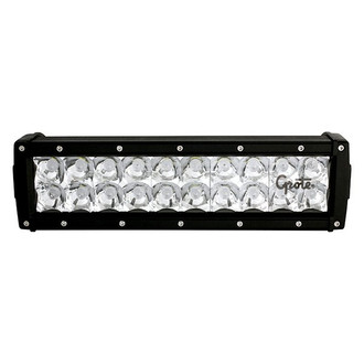 Grote® - 10" 60W Dual Row Anodized Black Housing LED Light Bar