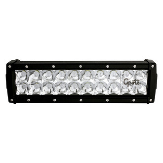 Grote® - Dual Row Anodized Black Housing LED Light Bar (10", 20")