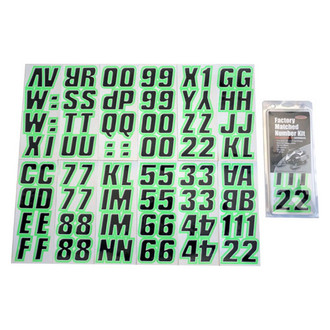 Hardline Products® - Snowmobile Lettering 2" Registration Kit