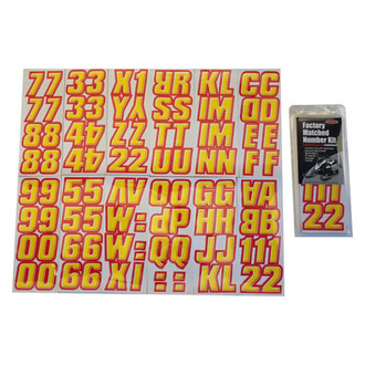 Hardline Products® - Snowmobile Lettering 2" Registration Kit