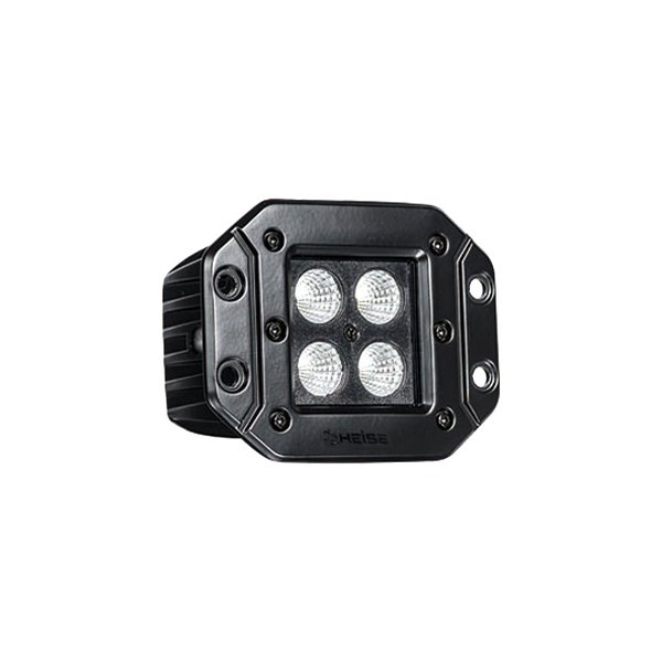 Heise® - Blackout Series Flush Mount 3" 12W Cube Flood Beam LED Light