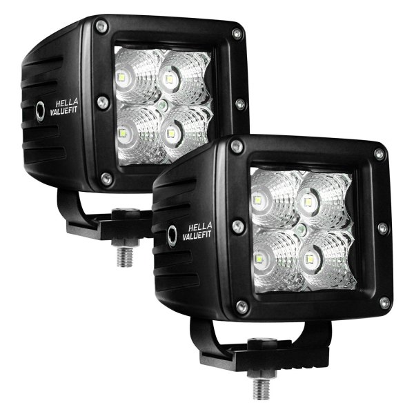 Hella® - ValueFit 3.1" 2x12W Cube Spot Beam LED Lights